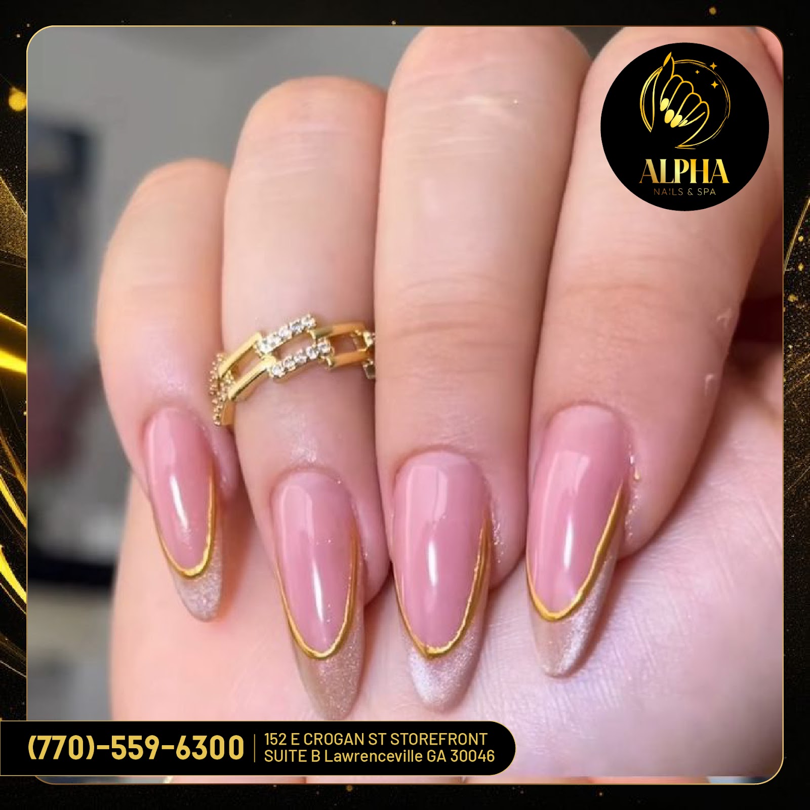 Alpha Nails & Spa logo